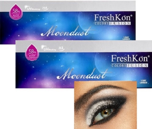 FreshKon Colors Fusion 1 Day Moondust Silver